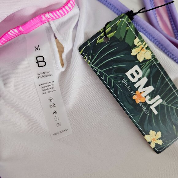 BMJL Womens High Waisted Bikini Set Two Piece Sexy Size M Beach Pool Vacation - Picture 8 of 10